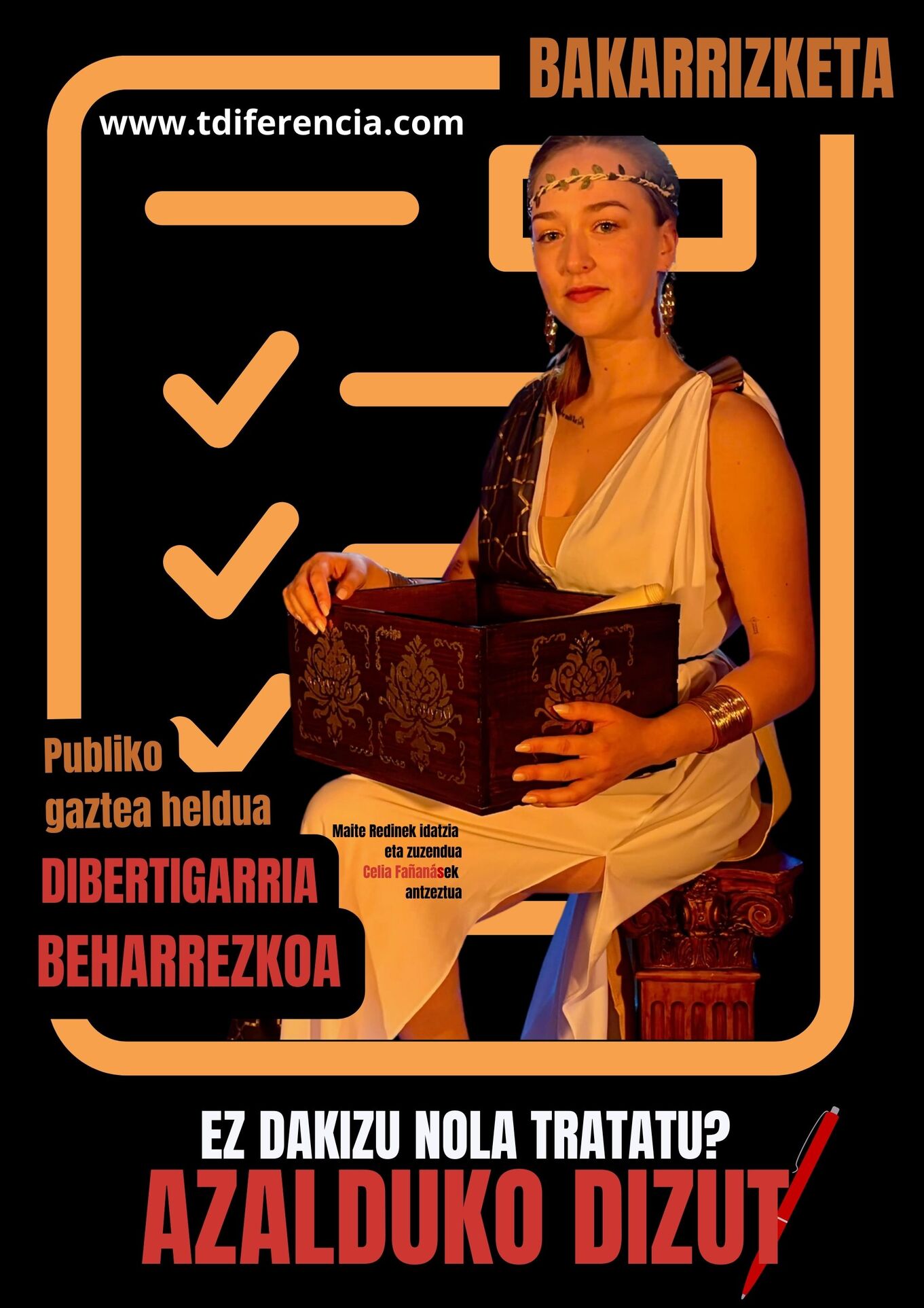 EZ DAKIZU NOLA TRATATU? AZALDUKO DIZUT